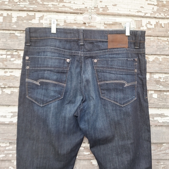 Mavi Matt Straight Leg Men's Dark Blue Jeans Size 34 X 34 - Picture 2 of 7